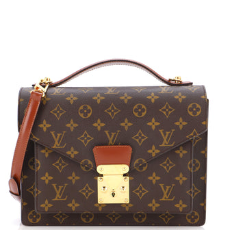Louis Vuitton Monceau Handbag Monogram Canvas