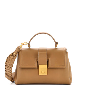 Bottega Veneta Piazza NM Top Handle Bag Leather Small