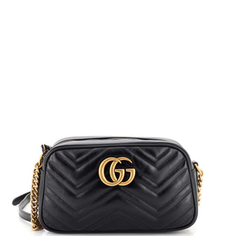 Gucci GG Marmont Shoulder Bag Matelasse Leather Small