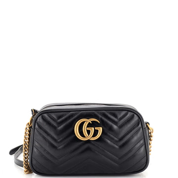Gucci GG Marmont Shoulder Bag Matelasse Leather Small