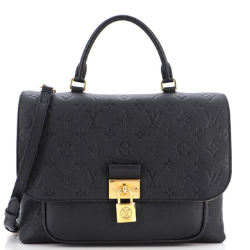 Louis Vuitton Marignan Handbag Monogram Empreinte Leather
