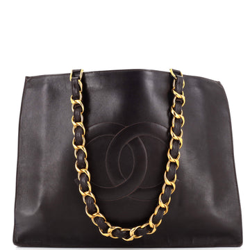 Chanel Vintage CC Chain Tote Lambskin XL