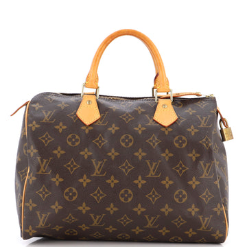 Louis Vuitton Speedy Handbag Monogram Canvas 30
