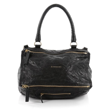 Givenchy Pandora Bag Distressed Leather Medium Black 2166803