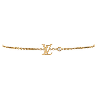 Louis Vuitton 18K Diamond Idylle Blossom Bracelet - 18K Yellow