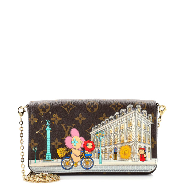 Louis Vuitton Monogram Canvas Limited Edition Vivienne Felicie Pochette Bag