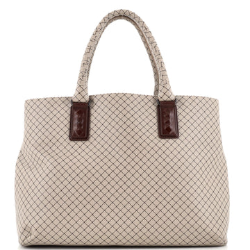 Bottega Veneta Marco Polo Tote Rubberized Canvas Medium