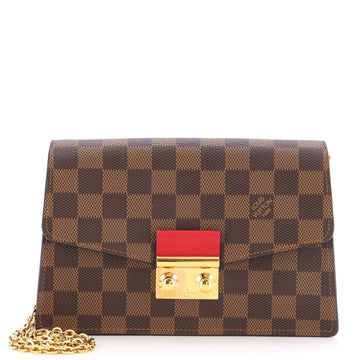 Louis Vuitton Croisette Chain Wallet NM Damier