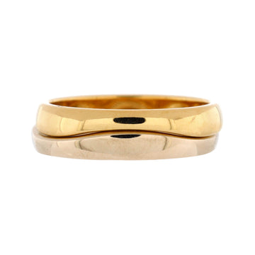 Cartier Love Me Two Tone Set Ring 18K Yellow Gold and 18K White Gold