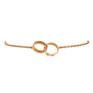 Cartier Love Interlocking Bracelet 18K Rose Gold