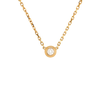Cartier Cartier D'Amour Pendant Necklace 18K Yellow Gold and Diamond XS