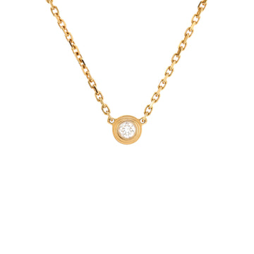 Cartier Cartier D'Amour Pendant Necklace 18K Yellow Gold and Diamond XS