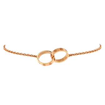 Cartier Love Interlocking Bracelet 18K Rose Gold