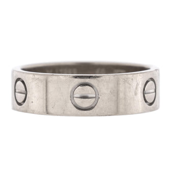 Cartier Love Band Ring 18K White Gold