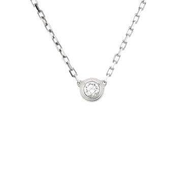Cartier Cartier D'Amour Pendant Necklace 18K White Gold with Diamond Small