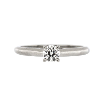 Cartier Solitaire 1895 Ring Platinum with RBC Diamond E/VVS2 0.26CT