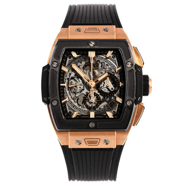 Hublot Spirit of Big Bang Chronograph Automatic Watch Rose Gold with Ceramic and Rubber 42