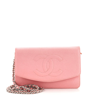 Chanel Timeless Wallet on Chain Caviar