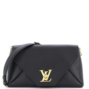 Louis Vuitton Love Note Chain Clutch Leather