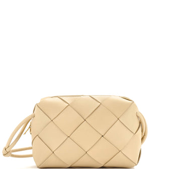 Bottega Veneta Cassette Camera Crossbody Bag Maxi Intrecciato Leather Small
