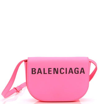Balenciaga Logo Ville Day Bag Leather XS
