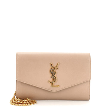 Saint Laurent Uptown Chain Wallet Leather