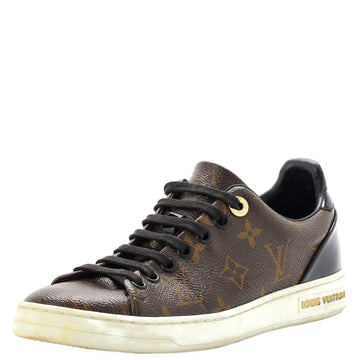 Louis Vuitton Women's FrontRow Sneakers Monogram Canvas with Patent