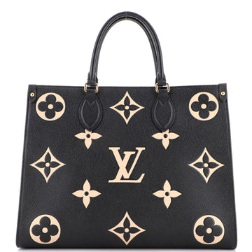Louis Vuitton OnTheGo Tote Bicolor Monogram Empreinte Giant MM