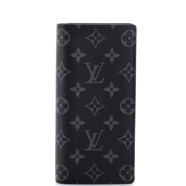 Louis Vuitton Monogram Eclipse Brazza Wallet