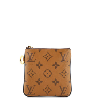 Louis Vuitton Monogram Reverse Trio Square Pouch - Brown Clutches, Handbags  - LOU571354