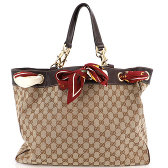Gucci Positano Tote GG Canvas Large