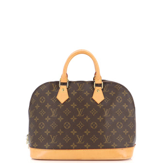 Louis Vuitton Vintage Alma Handbag Monogram Canvas PM
