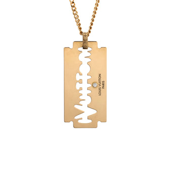 18K Real Gold L.V Bag Necklace