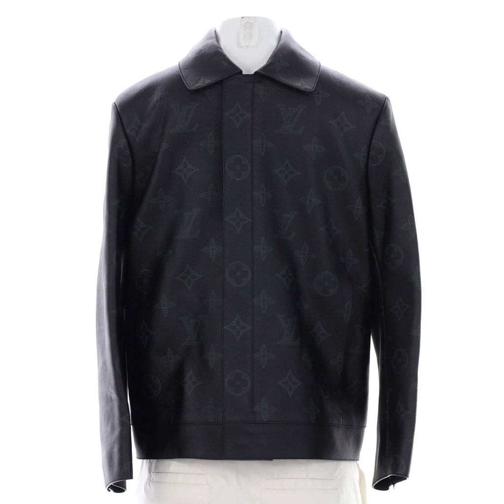 Louis Vuitton Shadow Monogram Embossed LV Monogram Moto Jacket