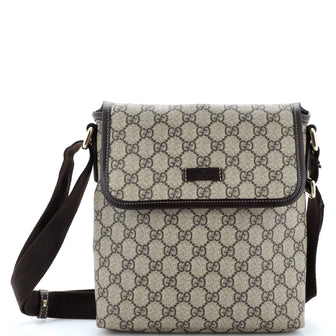 Gucci Flap Messenger GG Coated Canvas Small