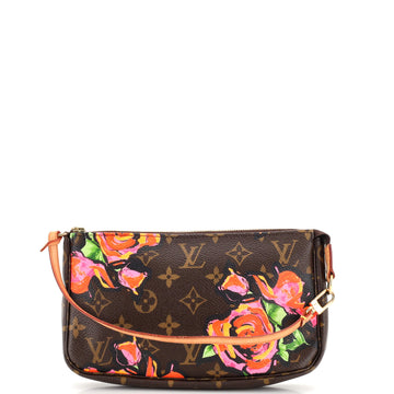 Louis Vuitton Pochette Accessoires Limited Edition Monogram Roses