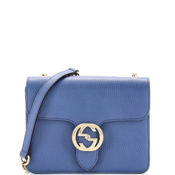 Gucci Interlocking Shoulder Bag (Outlet) Leather Small 217201