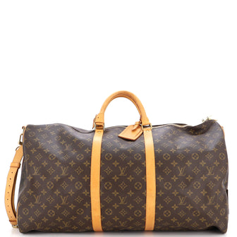Louis Vuitton Keepall Bandouliere Bag Monogram Canvas 60