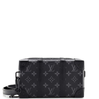 Louis Vuitton Black Monogram Eclipse Soft Trunk Wallet Crossbody Louis  Vuitton