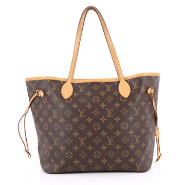 Louis Vuitton Neverfull NM Tote Monogram Canvas MM Brown 2172601