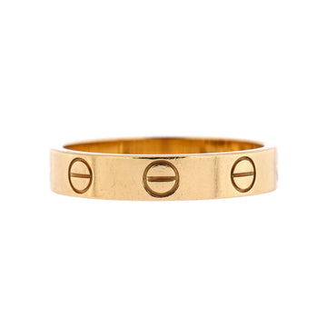 Cartier Love Wedding Band Ring 18K Yellow Gold
