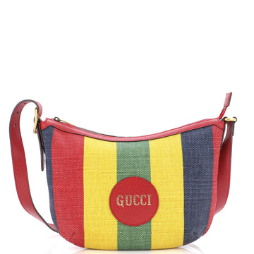 Gucci Baiadera Shoulder Bag Striped Canvas