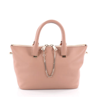 Chloe Bicolor Baylee Satchel Leather Small Pink 2173708