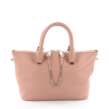 Chloe Bicolor Baylee Satchel Leather Small Pink 2173708