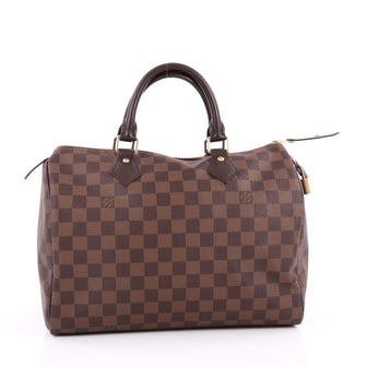 Louis Vuitton Speedy Handbag Damier 30 Brown 2173902