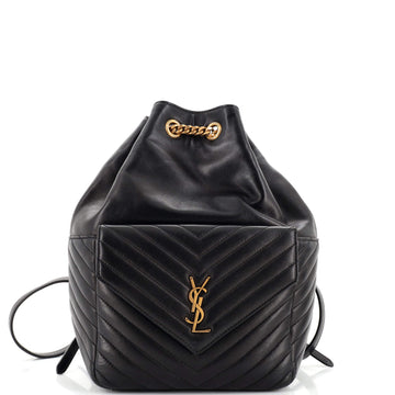 Saint Laurent Joe Backpack Matelasse Chevron Leather