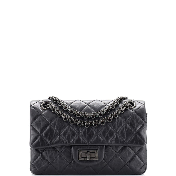 Chanel  2013 Black Aged Reissue 255 Flap Bag  VSP Consignment
