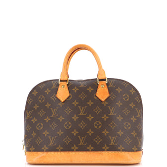 Louis Vuitton Vintage Alma Handbag Monogram Canvas PM