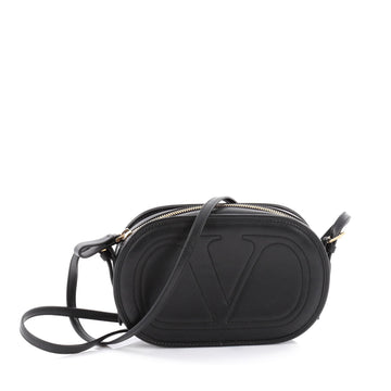 Logo Go Crossbody Leather Small