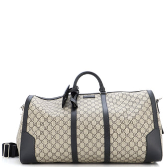 Gucci Convertible Duffle Bag GG Coated Canvas Large